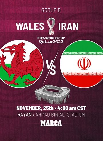 مباراة ويلز وايران كاملة كاس العالم 2022 دور المجموعات